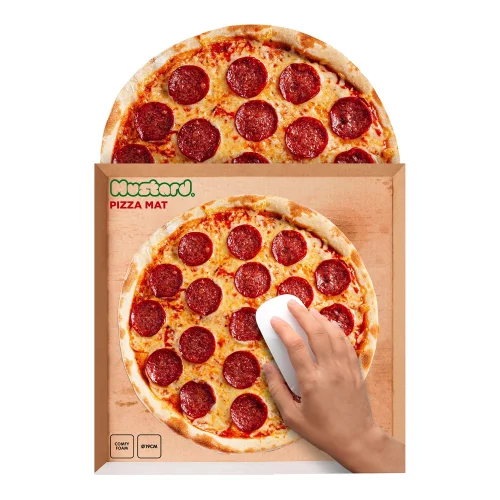 Mustard - Pizza Mouse Pad