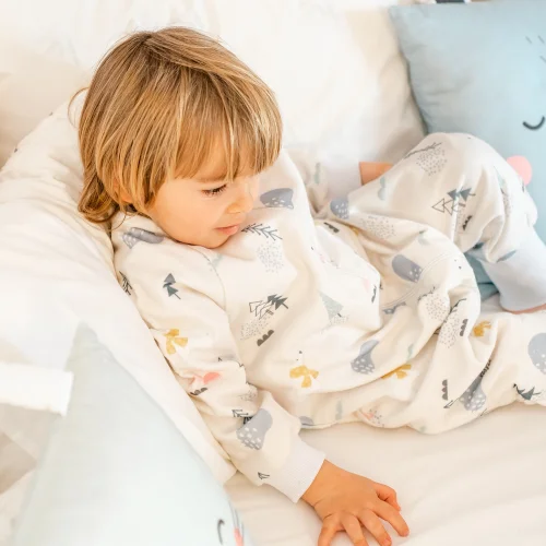 Moose Store Baby & Kids - Organik Pamuk Kutup Ayısı Bebek Çocuk Uyku Tulumu