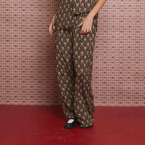 PILEA - Nora Ethnic Patterned Trousers