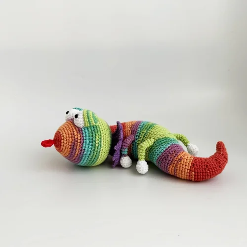 Symsad Crochet - Geeky The Leopard Gecko Toy