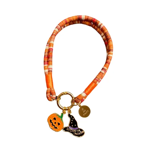 JesPawty - Jesorange Rope Cat Dog Necklace With Charm