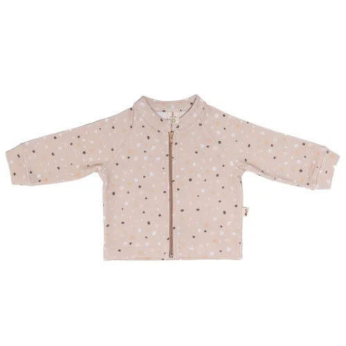 Moose Store Baby & Kids - Organik Pamuk Unisex Bebek Çocuk Dots Ceket