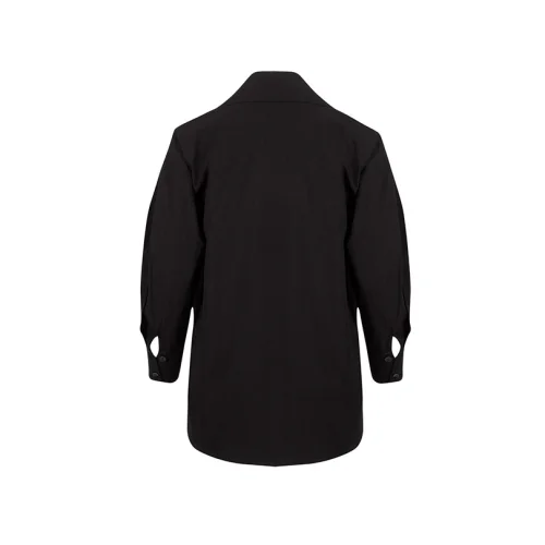 Rivus - Anet Padded Long Sleeve Shirt With Collar Detail