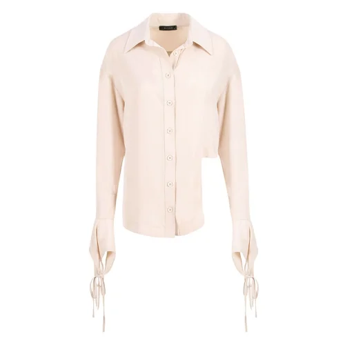 Rivus - Barf Lace Detailed Oversize Shirt