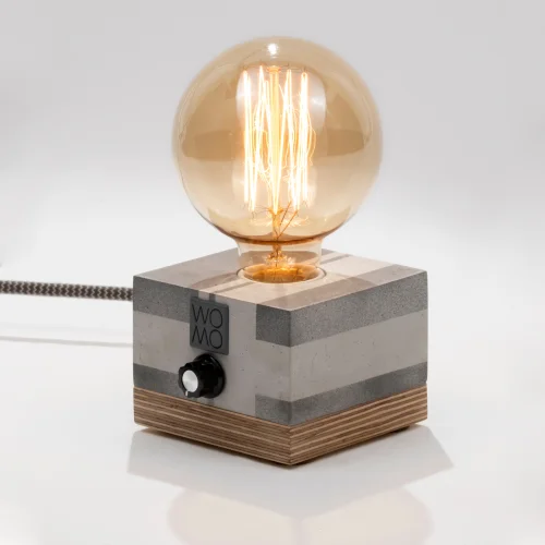 Womodesign - Circuit Antresit Concrete Table Lamp With Dimmer - Globe