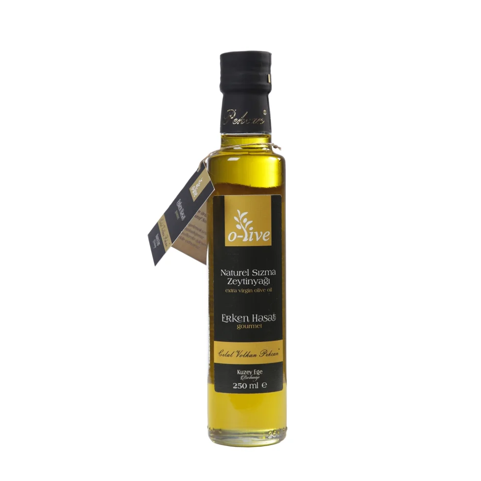 Celal Volkan Pekcan Naturel Sızma Zeytinyağı - Extra Virgin Olive Oil Early Harvest 250 Ml - First Cold Pressed