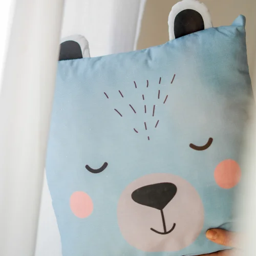 Moose Store Baby & Kids - Organic Cotton Fabric Polar Bear Baby Kids Pillow