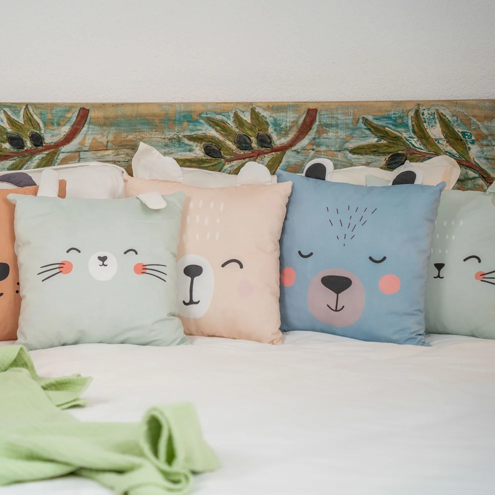 Moose Store Baby & Kids - Organic Cotton Fabric Polar Bear Baby Kids Pillow