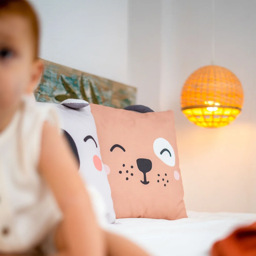 Moose Store Baby & Kids - Organic Cotton Fabric Puffy Baby Kids Pillow