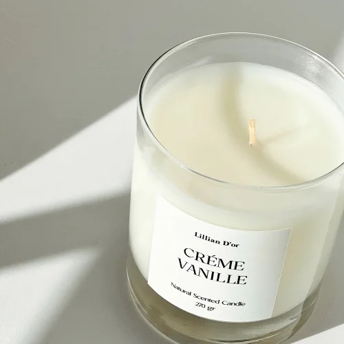 Lillian D'or Co. - Creme Vanille Soy Wax Candle 270 Gr.