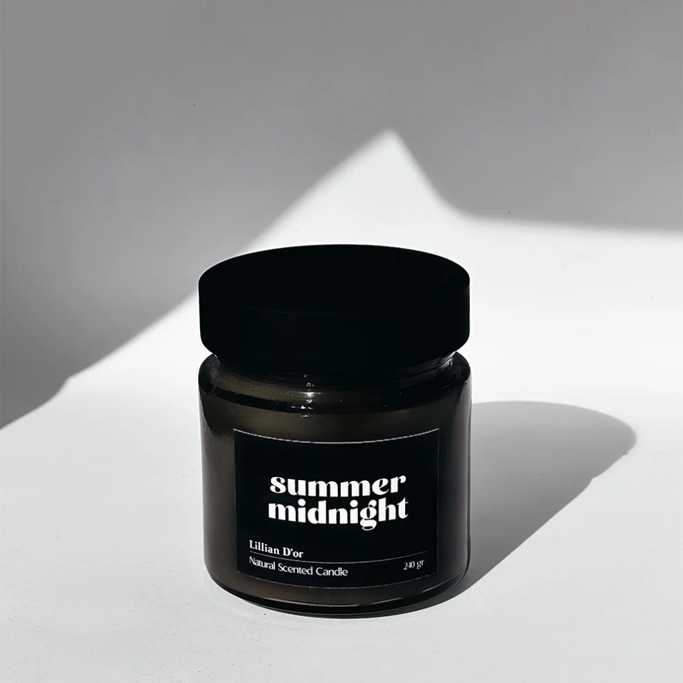 Lillian D'or Co. - Summer Midnight Soy Wax Candle 240gr.