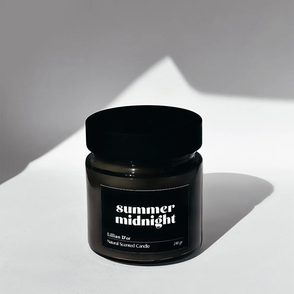 Lillian D'or Co. - Summer Midnight - Balkabağı Soya Mumu 240gr.