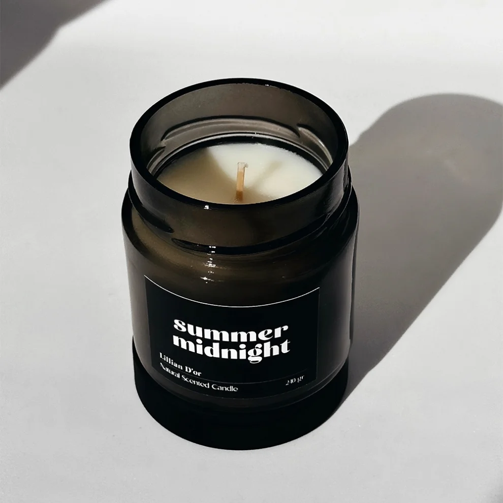 Lillian D'or Co. - Summer Midnight Soy Wax Candle 240gr.