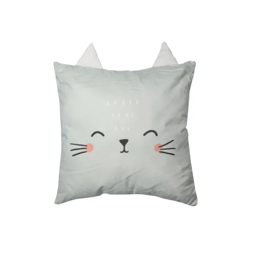 Moose Store Baby & Kids - Organic Cotton Fabric Kitty Baby Kids Pillow