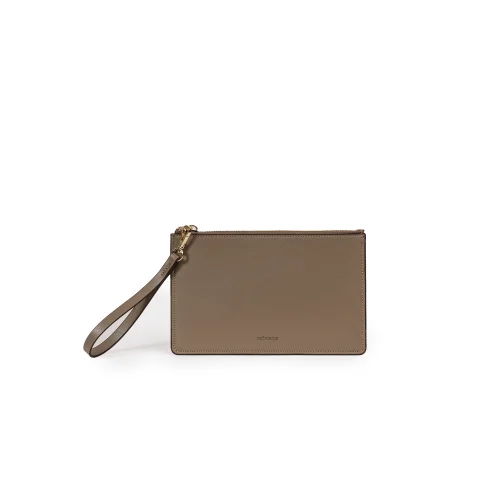 Mianqa - Vegan Apple Leather Leather Zip Wallet
