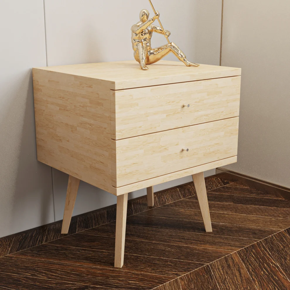 Baraka Concept - Belarusian Wooden Drawer Nightstand