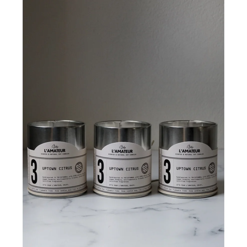 L'amateur Scented Soy Candle, Tin hipicon