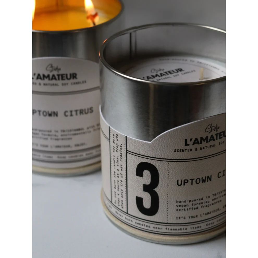 L'amateur Scented Soy Candle, Tin hipicon