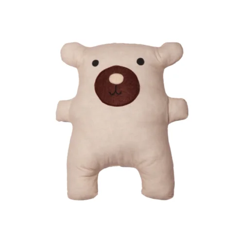 Moose Store Baby & Kids - Organic Cotton Poplin Fabric Hello Bear Baby Sleeping Companion Toy