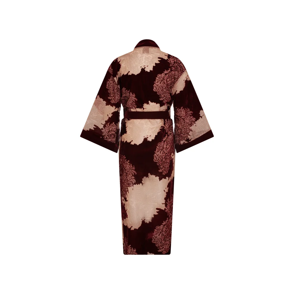 Postbohem - Kadife Vino Kimono Multi S-M