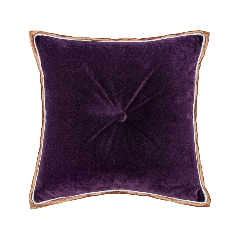 Boom Bastık - Velvet Button Pillow