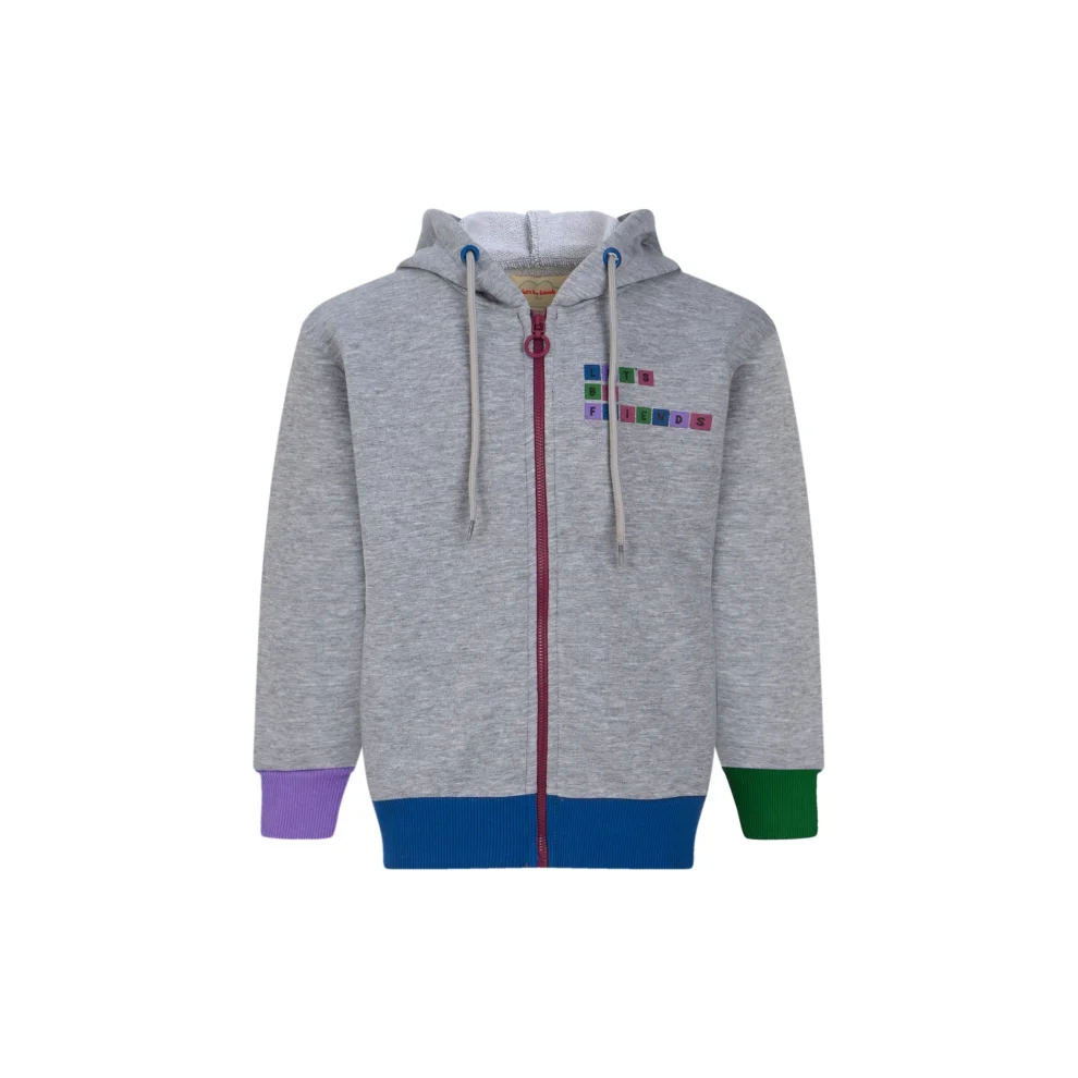 Let's Be Friends - Hoodie With Zipper