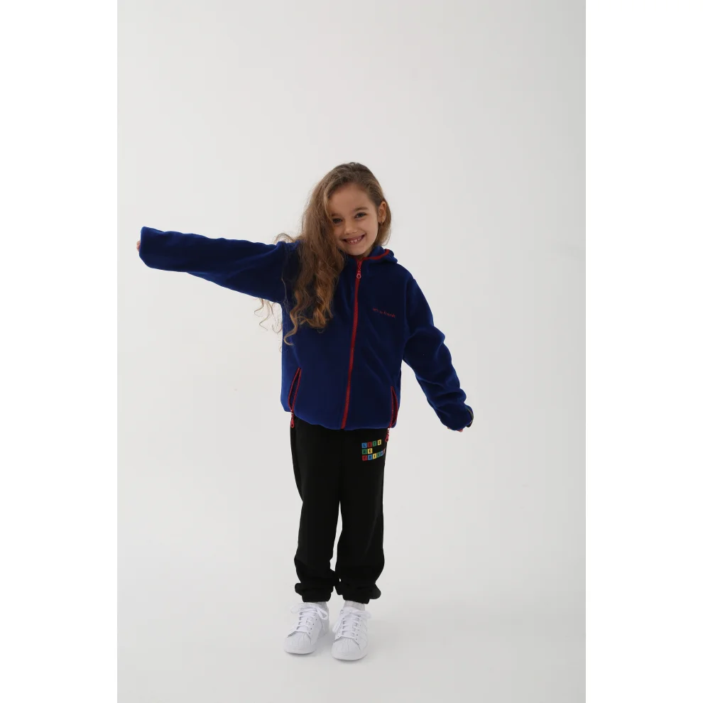 Let's Be Friends - Kids Fleece Sweatshirt - Il