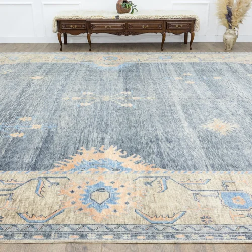 Soho Antiq - Hand-woven Modern Oushak Rug