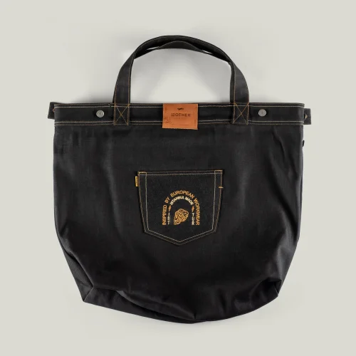 AnOther Goods - No:1 Another Cepli Ham Gabardin Tote Çanta