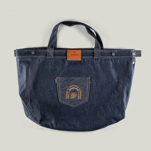 AnOther Goods - No:3 Another Cepli Selvedge Denim Tote Çanta