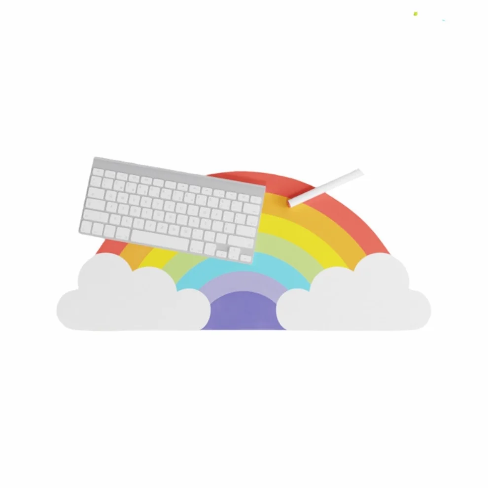 Mustard - Rainbow Mousepad