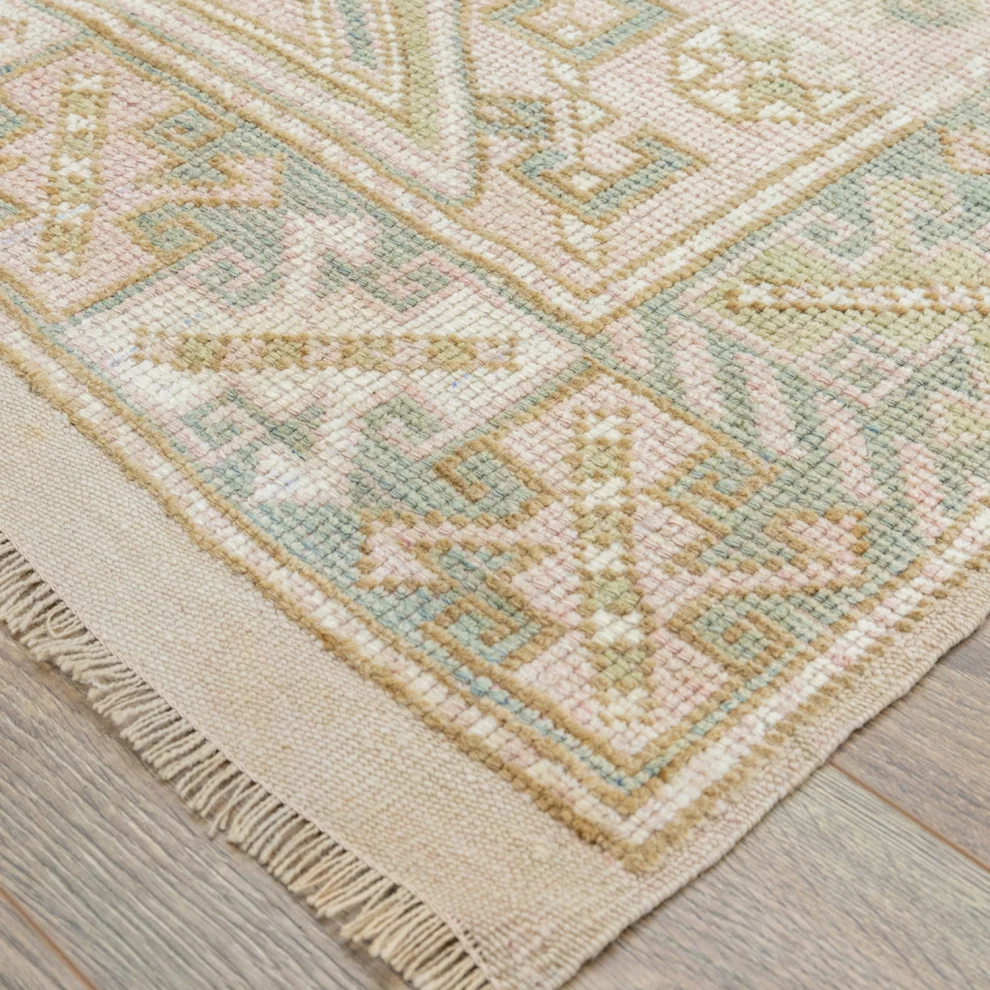 Soho Antiq - Rustic Patterned Hand Weaving Carpet 124x173cm