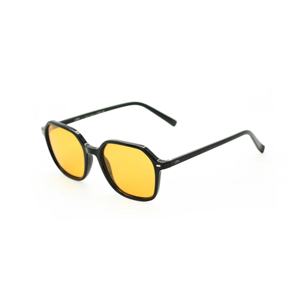 Looklight - Kenzie Black Unisex Sunglasses