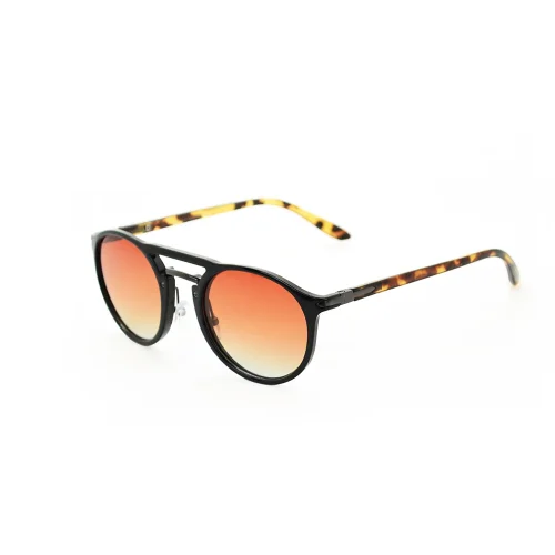 Looklight - Scott Black Amber Unisex Sunglasses