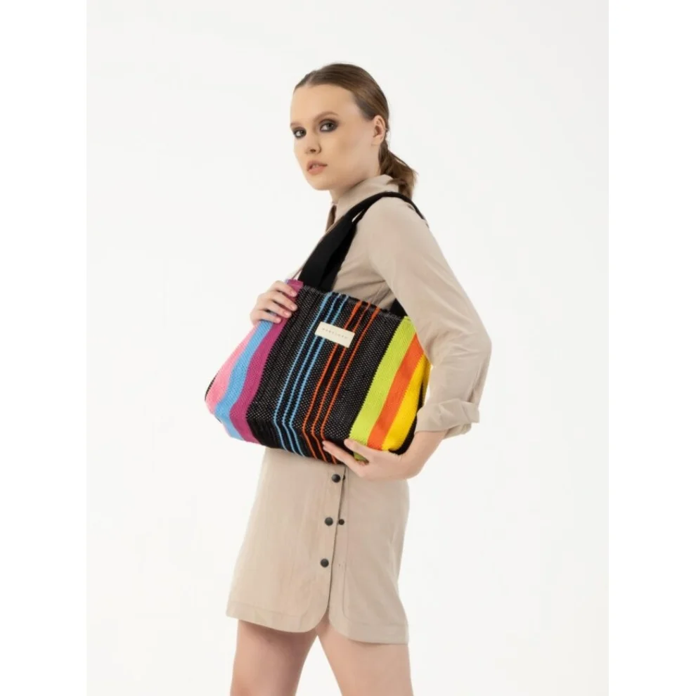 Babycord - Funfair Handwoven Trinity Tote Bag
