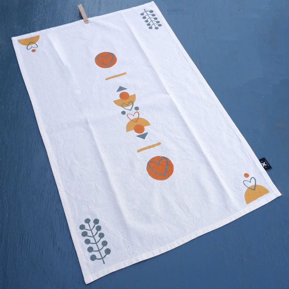 3x3 Works - Boho Love Kitchen/dish Towel Set Of 2