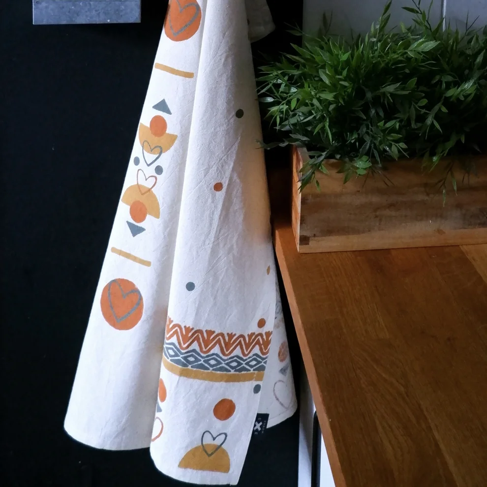 3x3 Works - Boho Love Kitchen/dish Towel Set Of 2