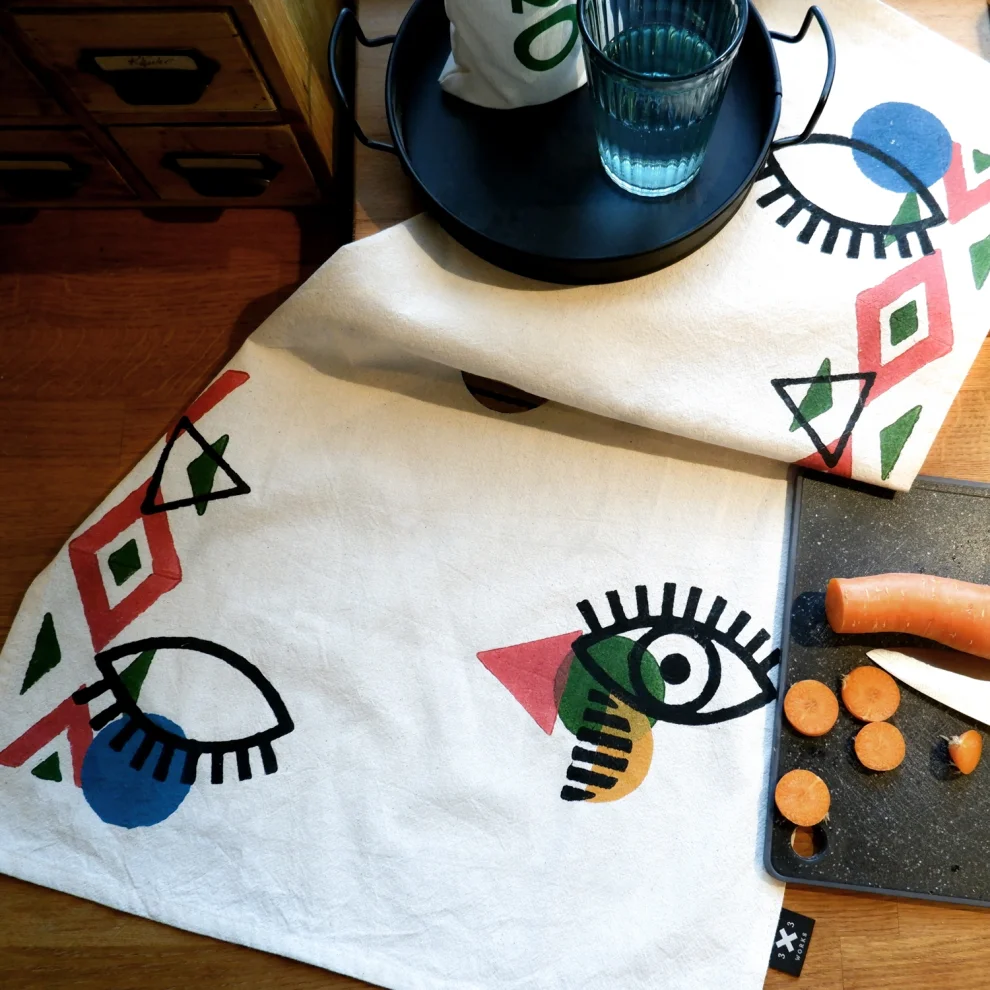 3x3 Works - Picasso Kitchen/dish Towel Set Of 2