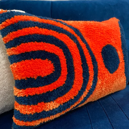 Fille a Fille Design Studio - Orange Pillow