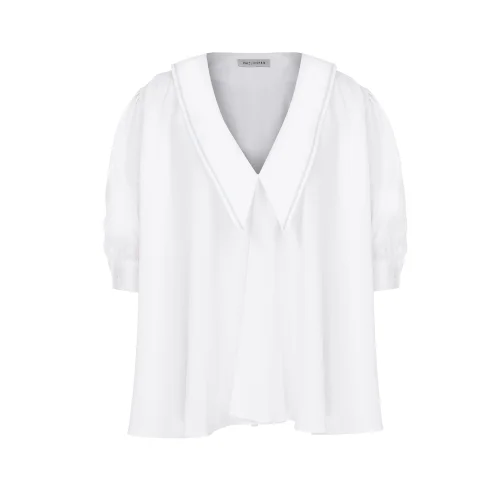 Nazlı Ceren - Poppy Ruffled Cotton Shirt