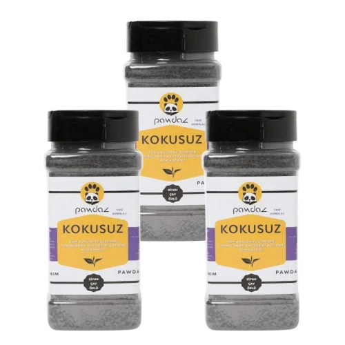 Pawdaz - Kokusuz - Activated Carbon And Black Tea Extracted Cat Litter Deodorizer Set Of 3
