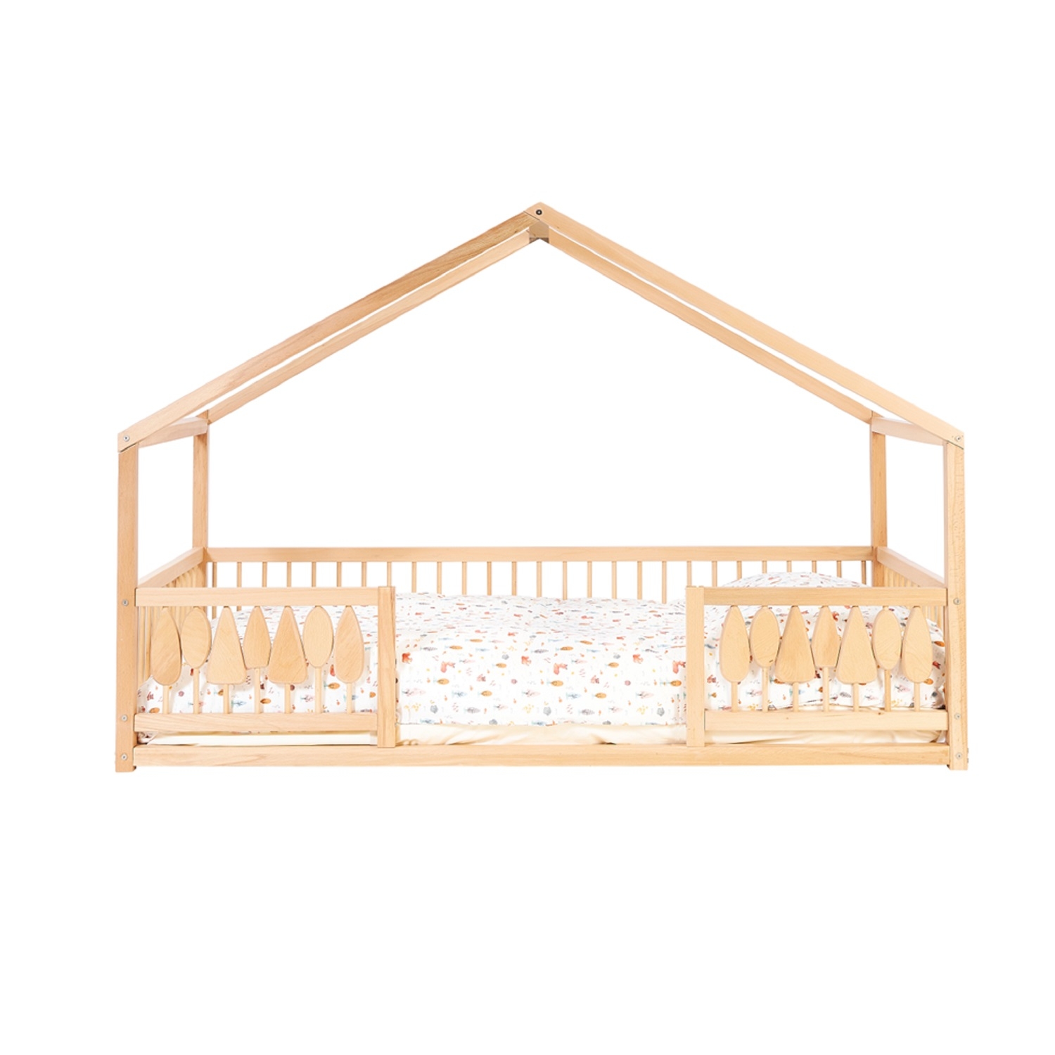 Woodland Montessori House Floor Bed Option 07