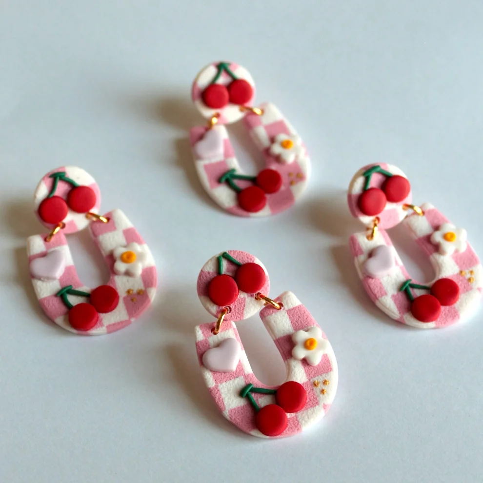 Daisy Lazy Creations - Cherry Earring | hipicon