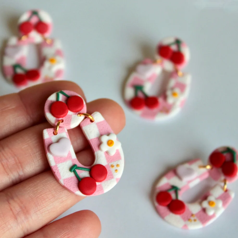 Daisy Lazy Creations - Cherry Earring | hipicon