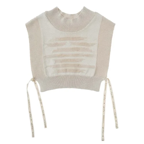 Little Gusto - Sleeveless Organic Cotton Sweater