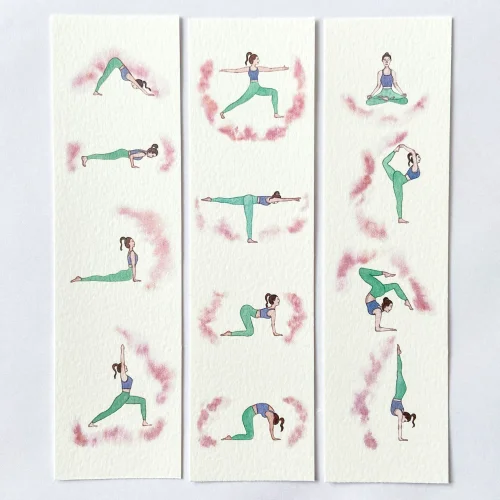 Atelier Dma - Yoga Bookmark Set Of 3