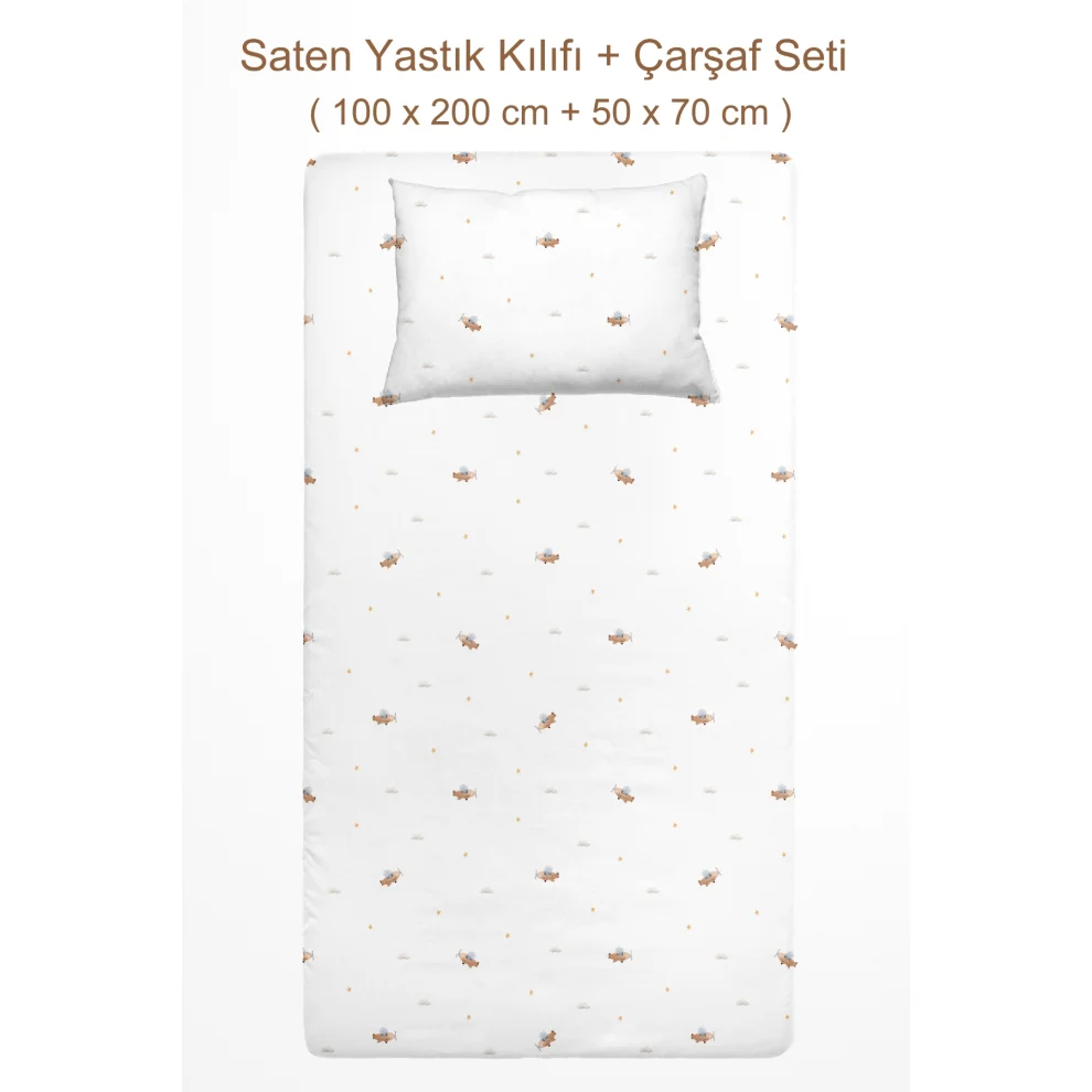 Casadora Baby - Happy Tony Satin Bed Sheet Set