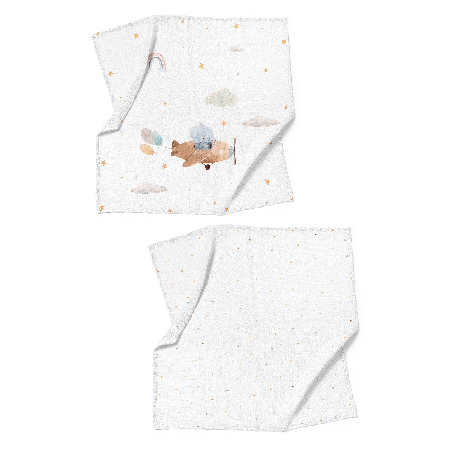 Happy Tony 2- Piece Muslin Set