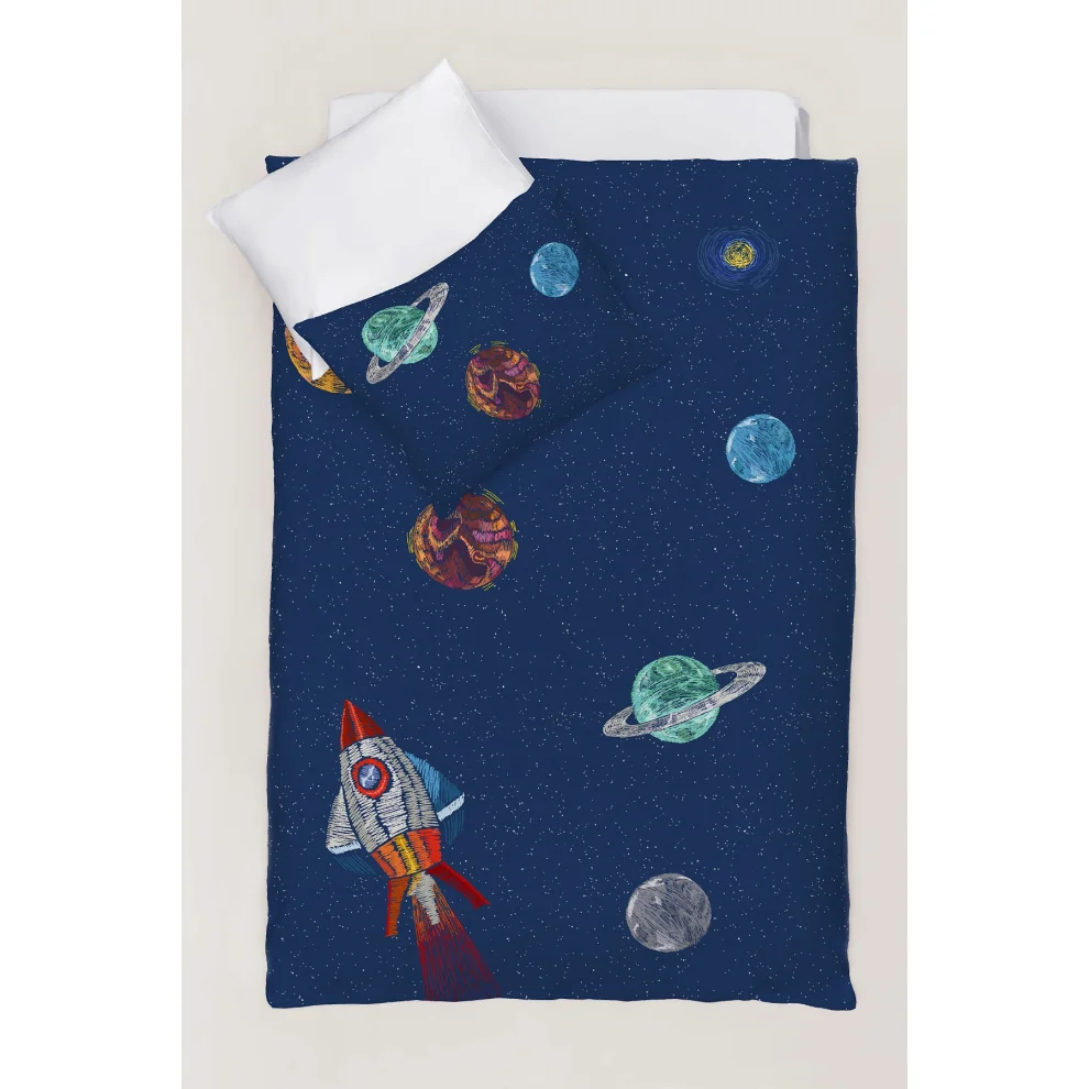 Casadora Baby - Space Planet Kids Bed Set