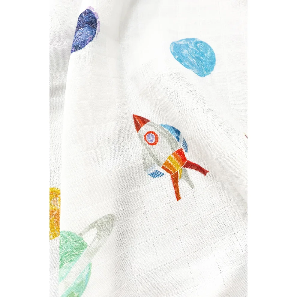 Casadora Baby - Space Planet 2- Piece Muslin Set